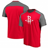 Houston Rockets Fanatics Branded Iconic Blocked T-Shirt Red,baseball caps,new era cap wholesale,wholesale hats
